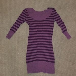 AE striped sweater dress